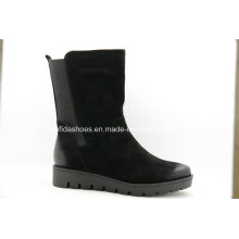 Comfort Moda Casual Botas de cuero para mujer de moda